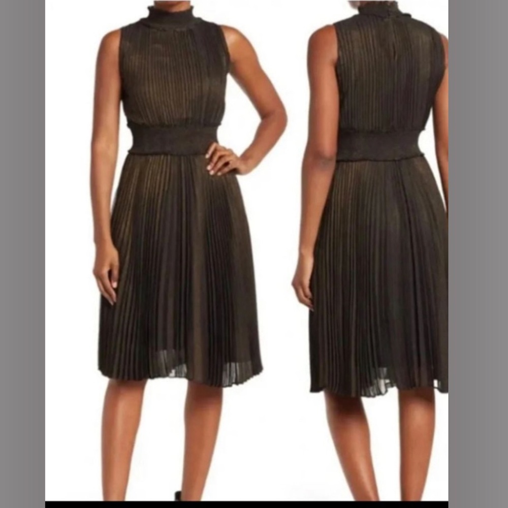 Dress black and Gold